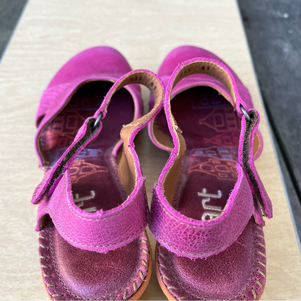 The Art Company Amsterdam 313 Closed Toe Sandal Heels In Pink Sz 41 - Picture 11 of 14